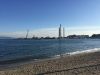 久里浜海岸から見た横須賀火力発電所