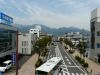 渋沢駅からの眺望（古墳群は山の手前）