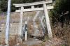 集落に真城寺の鳥居