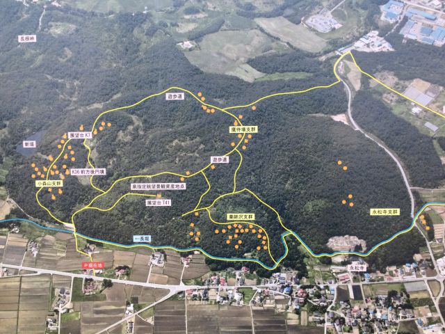 下小松古墳群 古墳マップ