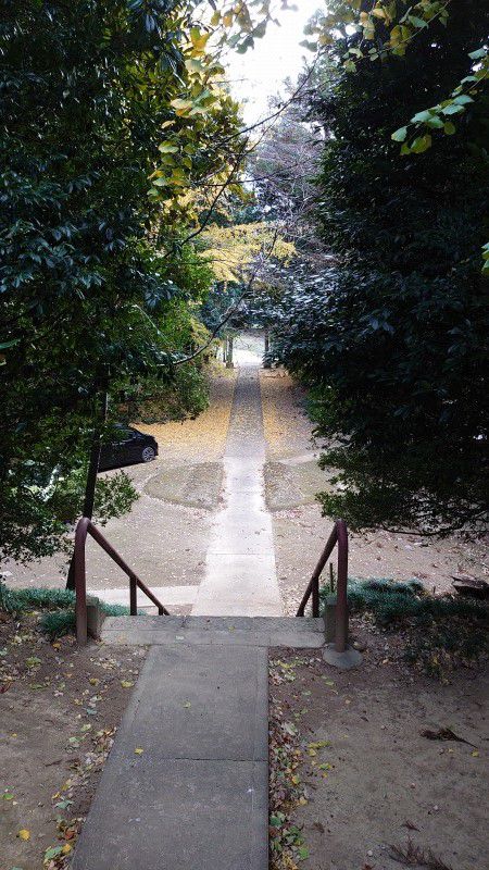 富士浅間神社古墳　墳頂から