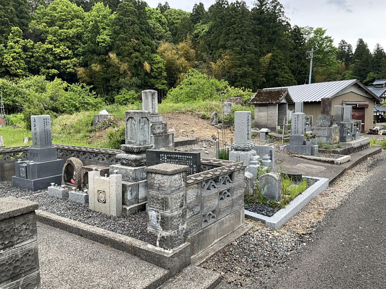 西側から