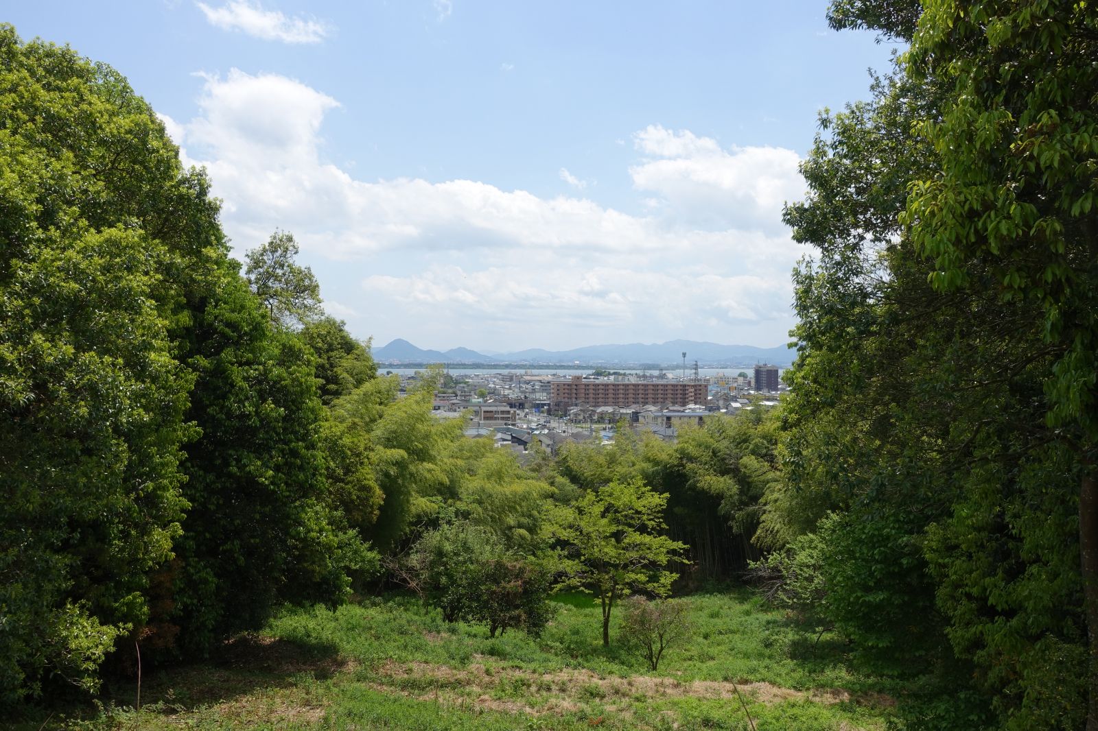 古墳エリアからの展望