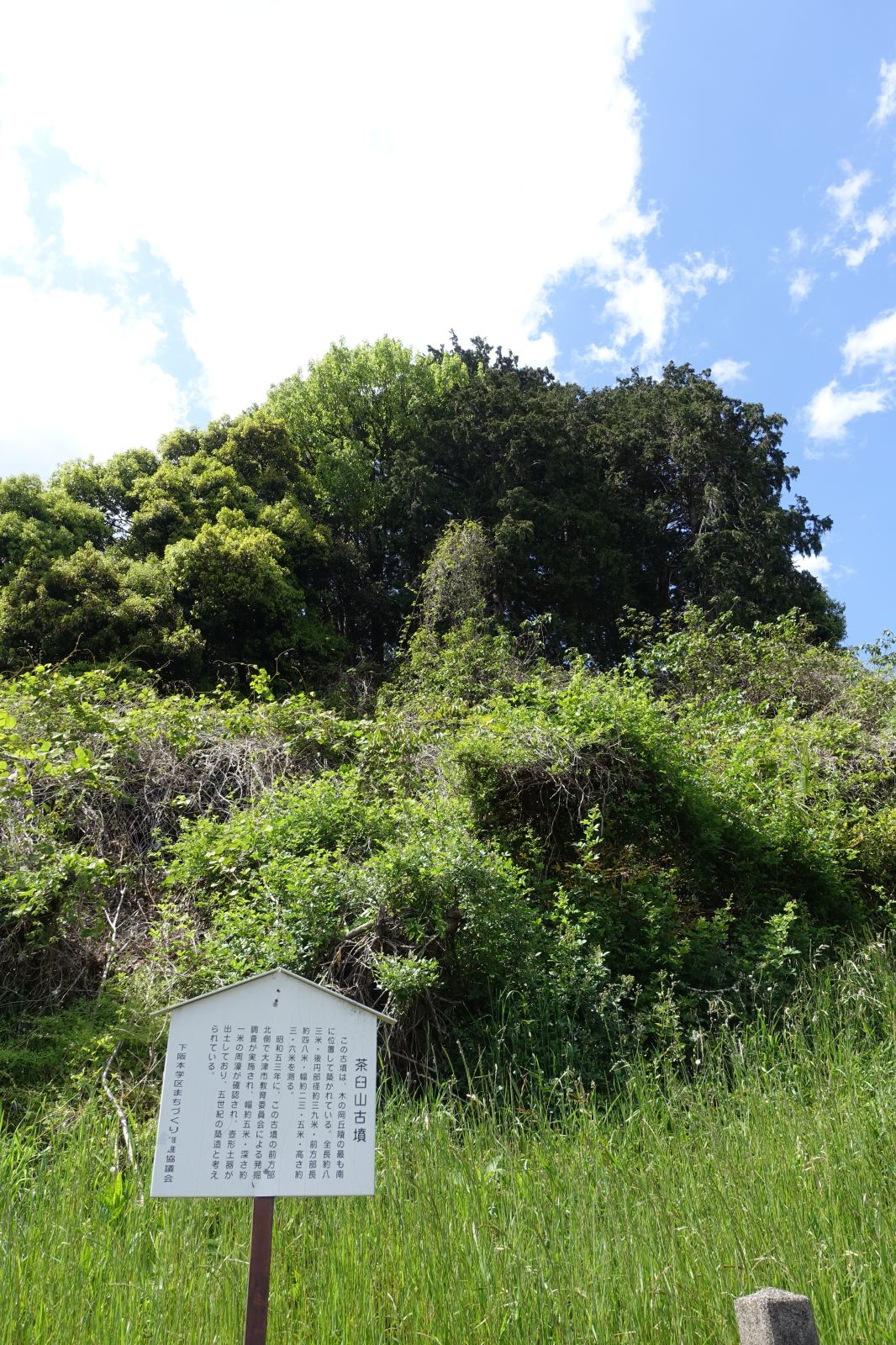 茶臼山古墳（下坂本陵墓参考地飛地は号）