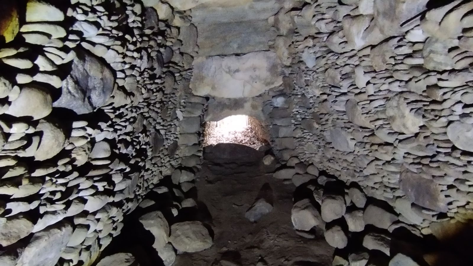 奥壁から見た玄室内