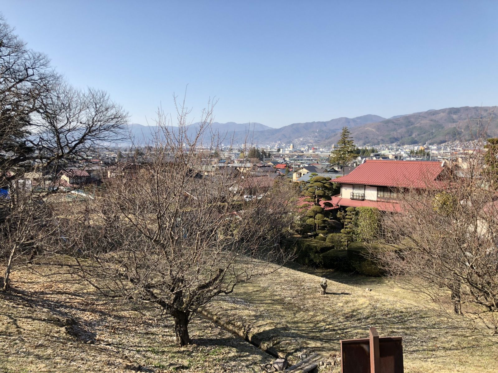 古墳からの景色