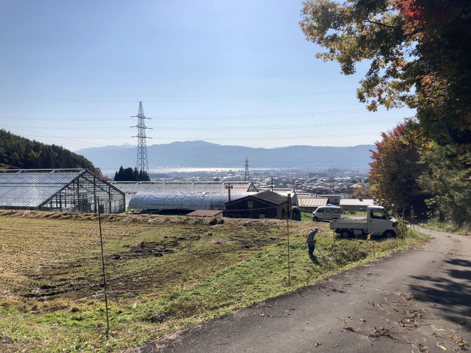 登り口周辺からの景色