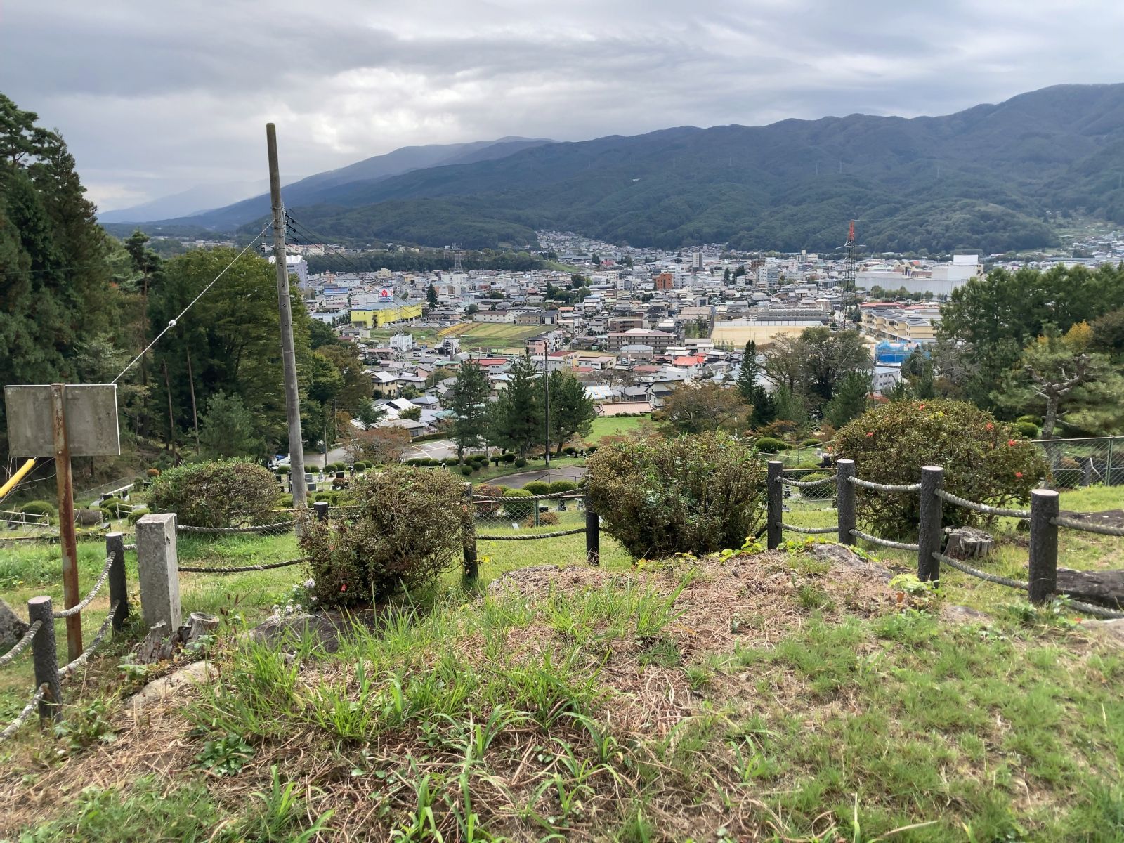 古墳背後から撮影