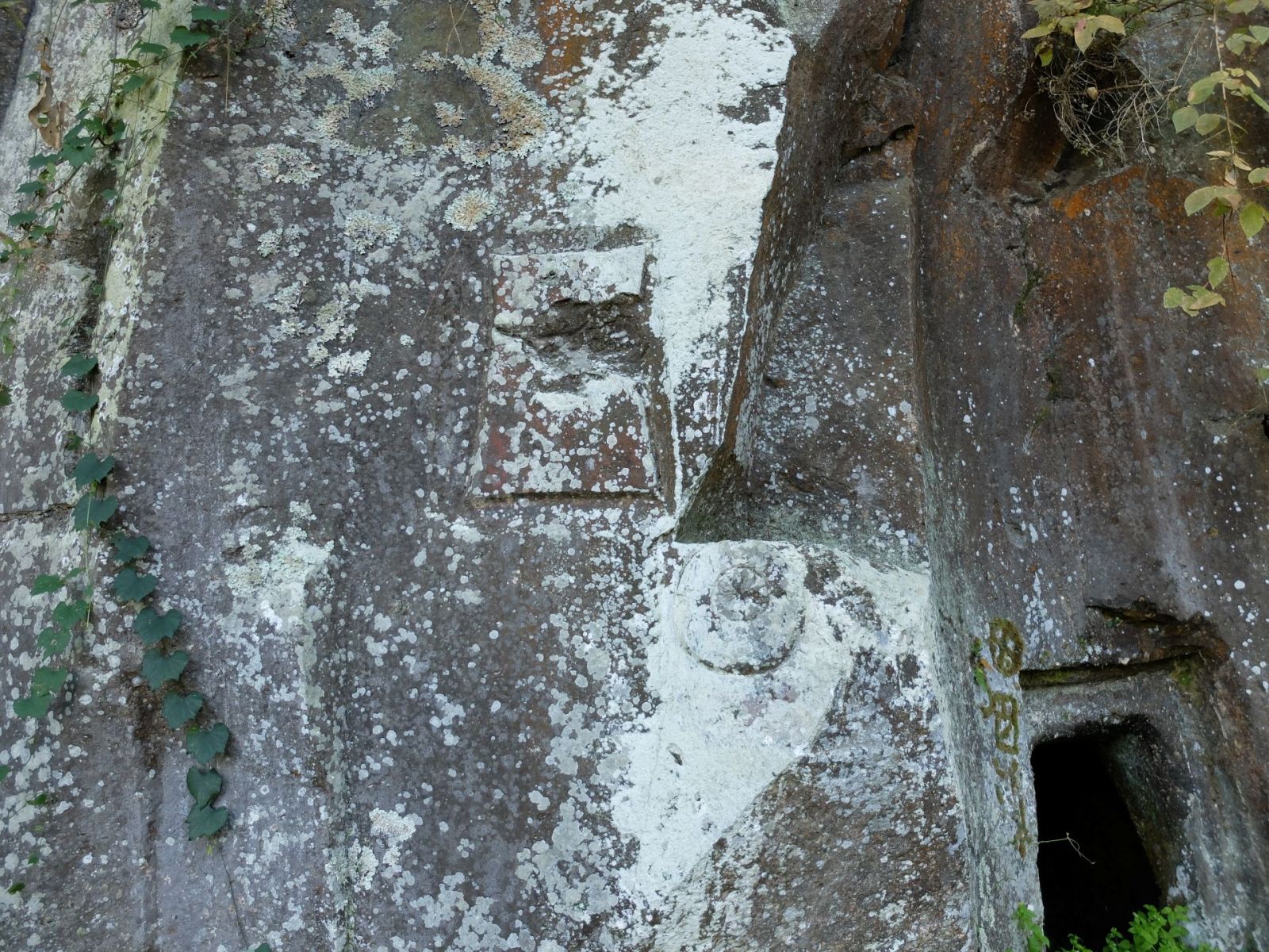 盾と同心円(車輪)紋