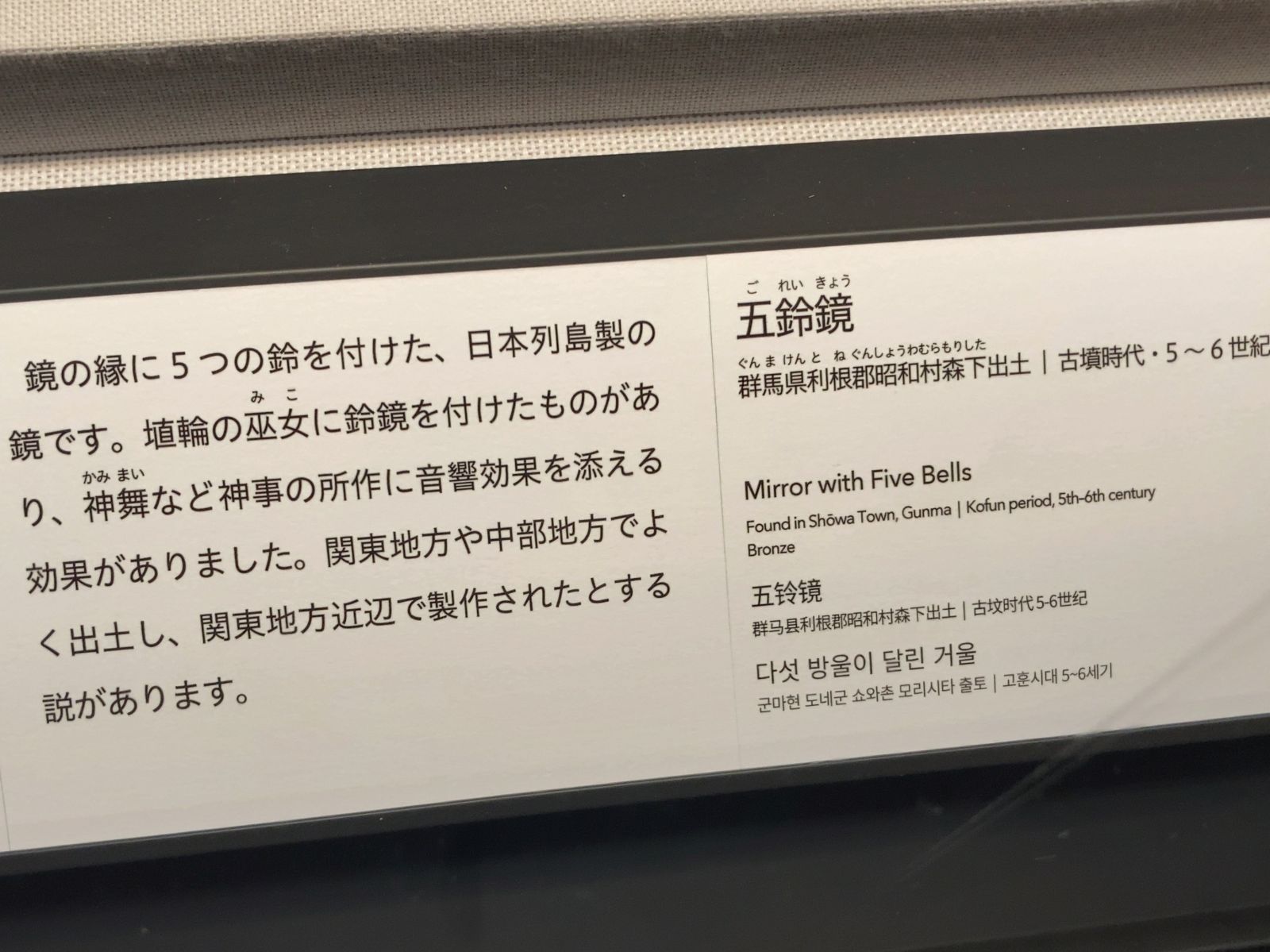 東京国立博物館 考古展示室