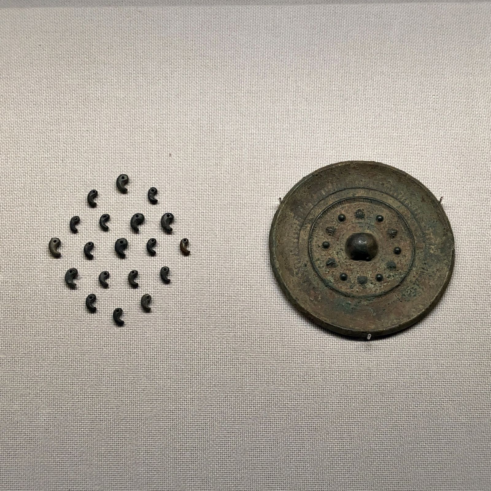 1号墳出土品（東博考古展示室）